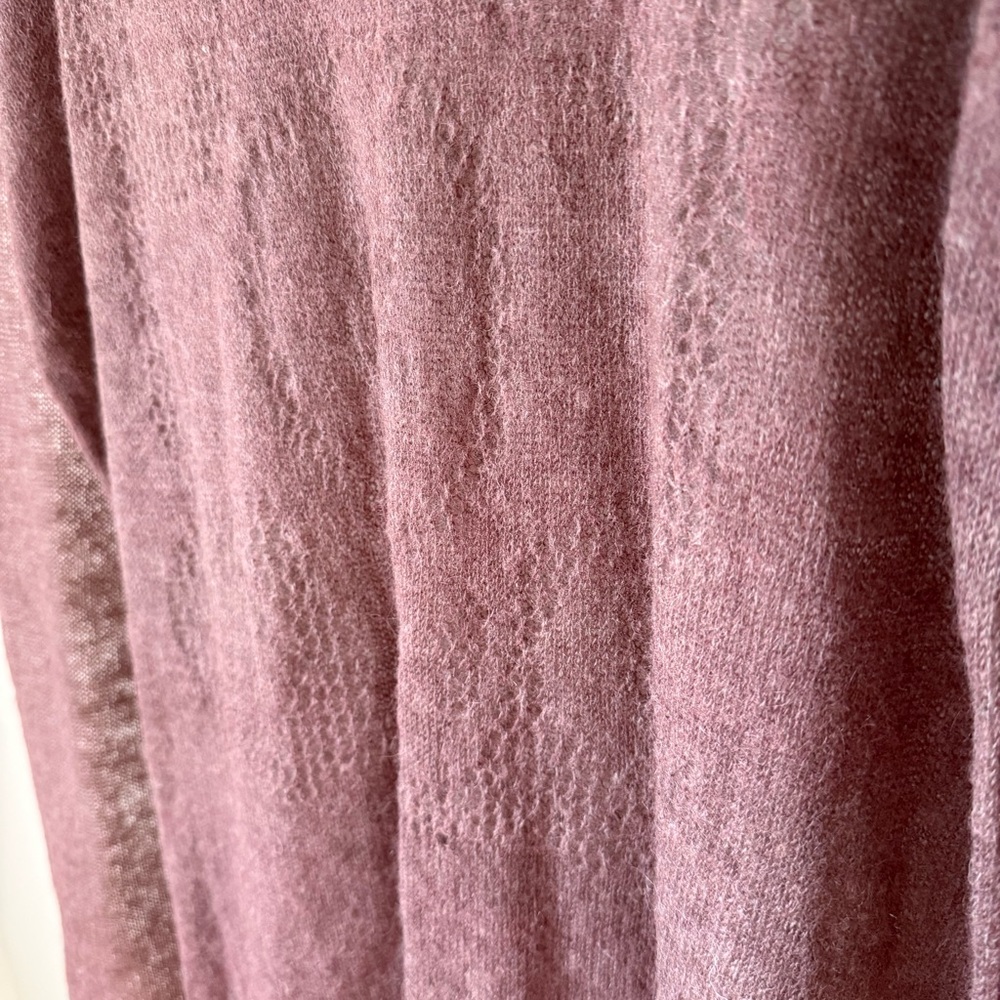 Ranger Cartel Mohair Wool Lightweight Knit Brown Hoodie Sweater - Picture 12 of 14